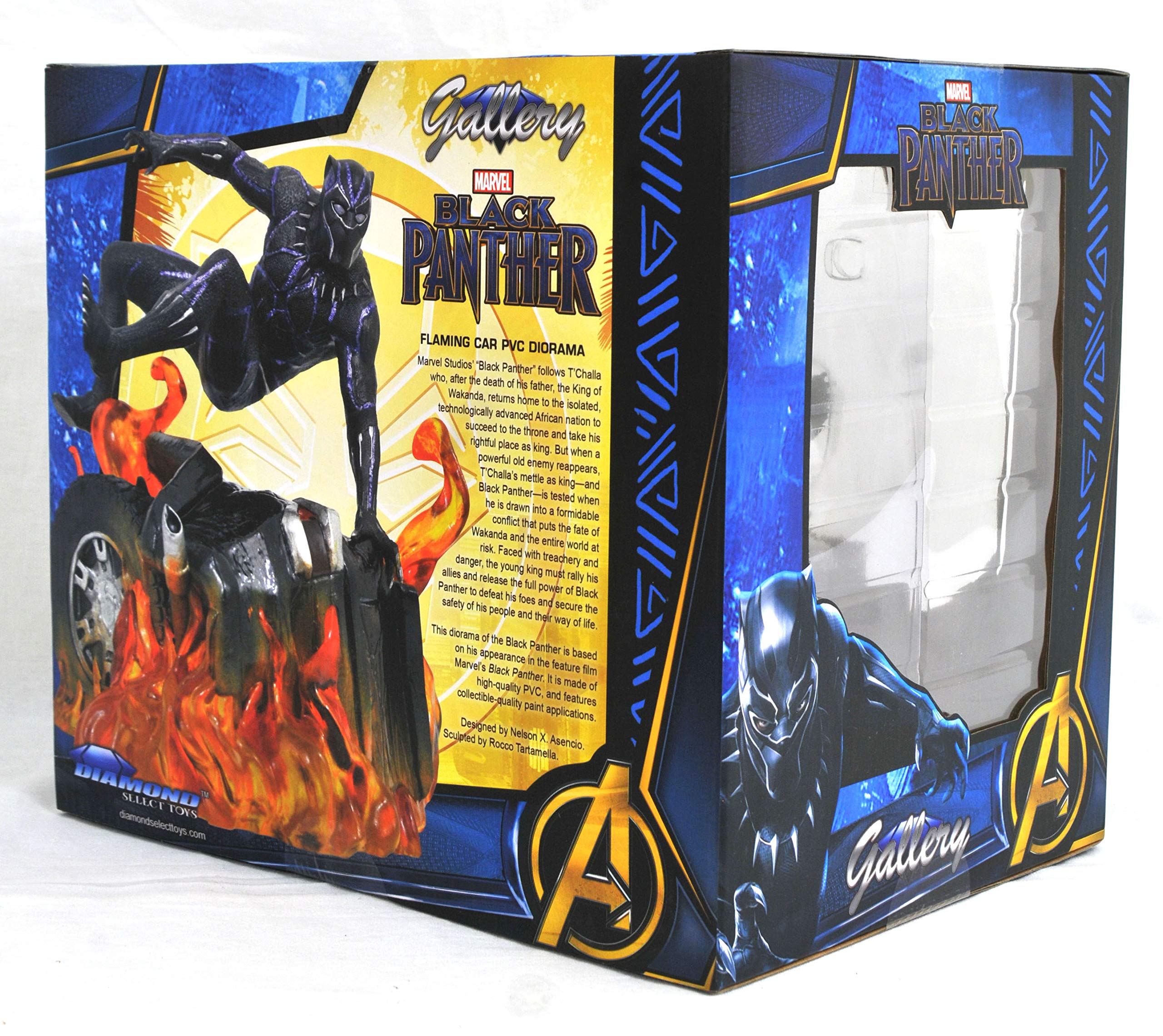 Amazon.com: DIAMOND SELECT TOYS Marvel Gallery: Black Panther